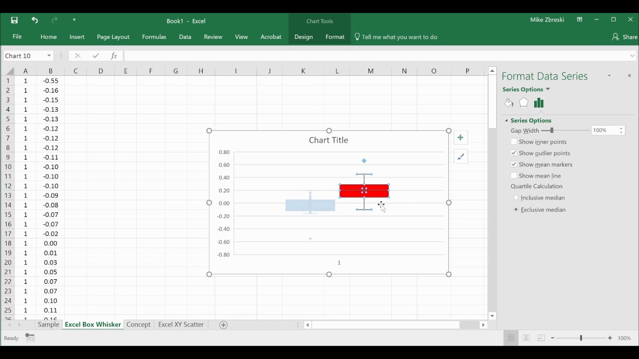 Box Plots In Excel Create And Customize Long Version Youtube