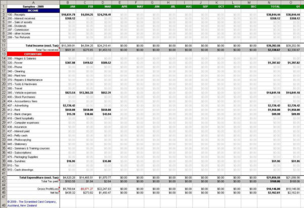 Cash Basis Accounting Spreadsheet Db Excel Com