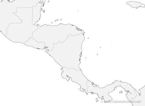 Central America Printable Pdf Maps Freeworldmaps Net