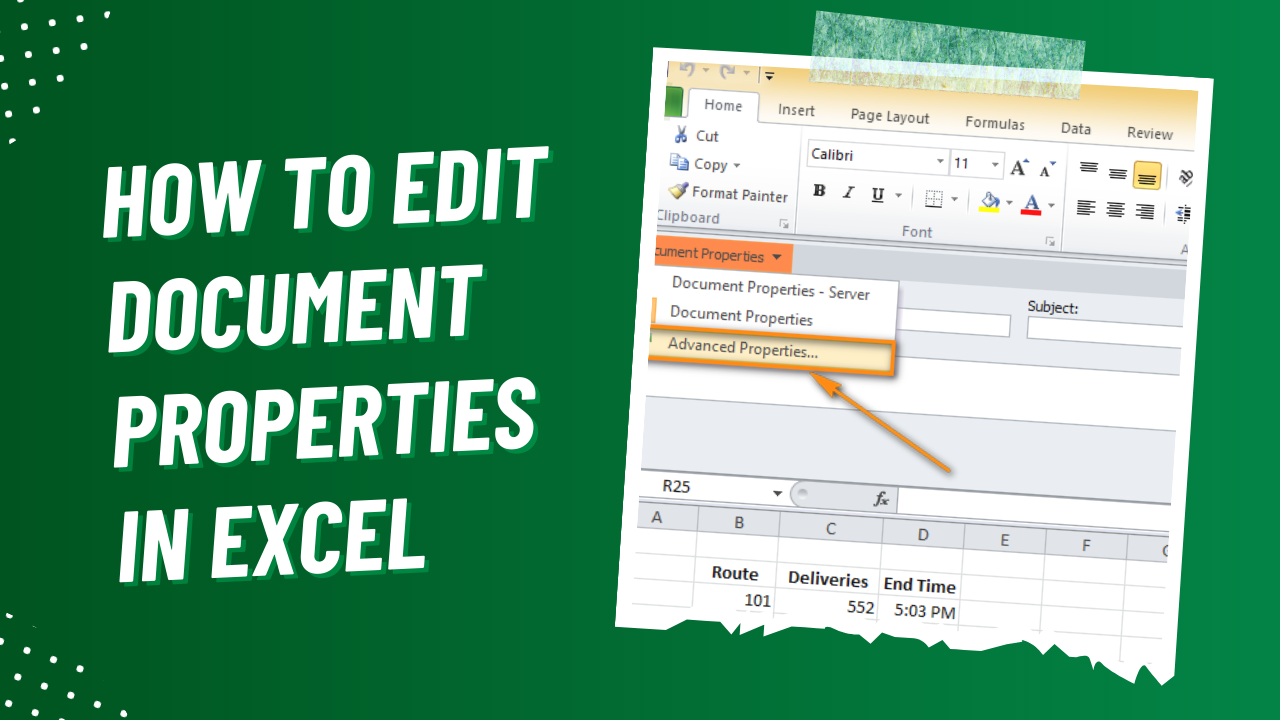 How To Edit Document Properties In Excel The Ultimate Guide