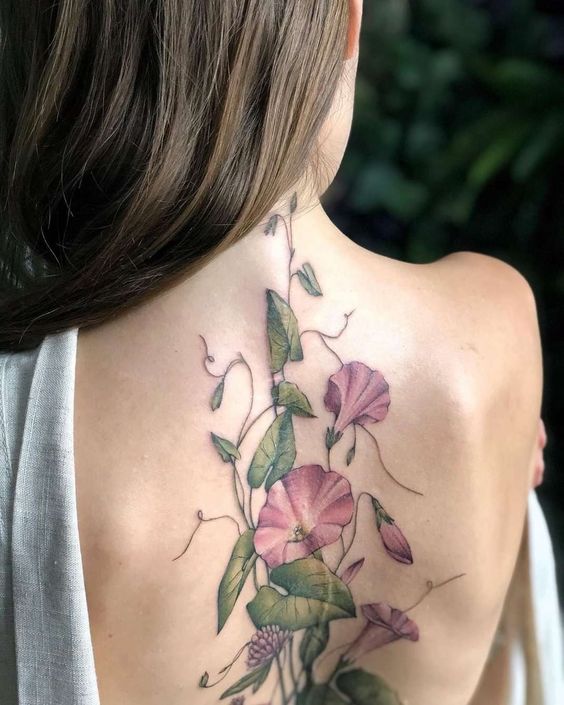 Ink Meets Reality In 10 Realistic Morning Glory Tattoos