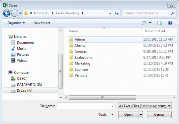 Open Excel Files Faster Excel University