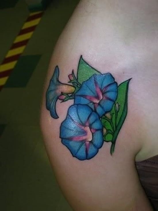 Pictures Of Morning Glory Tattoos Joanvanarksurgery