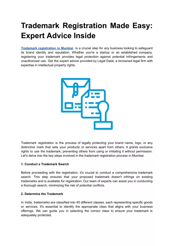 Ppt Trademark Registration Made Easy Expert Advice Inside Powerpoint Presentation Id 12343982